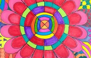 サイケデリックアート 花 - ゆかたん