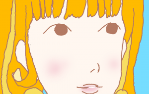 黄色い髪の女の子 - ハヤシダ ヨウコ