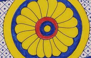 メキシカンタイル風 花 - ゆかたん