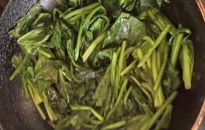 ホーレン草のバター醤油炒め - 笹谷正博