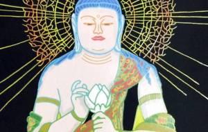 スクラッチアート 仏像開運 聖観音 - ゆかたん