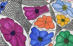 ゼンタングル 花 - ゆかたん