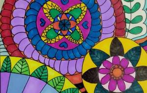 カラフルアート 曼荼羅 - ゆかたん