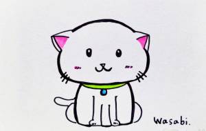 しろいねこ - wasabi