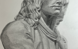 石膏像モリエール - 4423