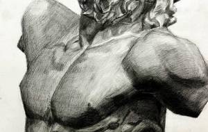 石膏像ラオコーン - 4423