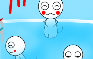 お風呂楽しいねぷにちゃん - しずく