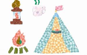 キャンプ - もぐちゃん