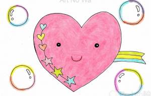 ハートとシャボン玉の夢の世界 - Asami