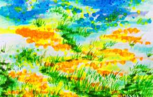 夕方の水辺 - wasabi