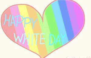 HAPPY　WHITE　DAY - 虹とシャボン玉 