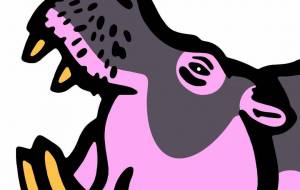 ナイルカバ - シマハイエナ