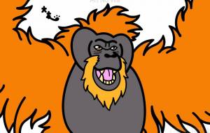 スマトラオランウータン - シマハイエナ