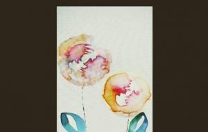 2輪の可愛い薔薇 - ぴぴ