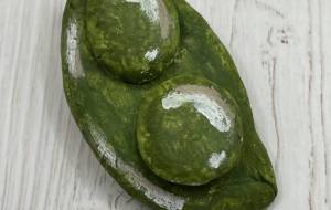 豆ブローチ - 角+