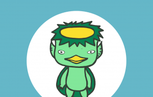 不器用河童 正面 A4サイズ - カタツムリ