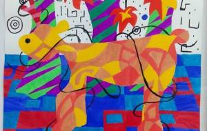 鹿と紅葉 - 人魚