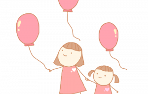 仲良しおやこと風船さんぽ - 社容尊悟