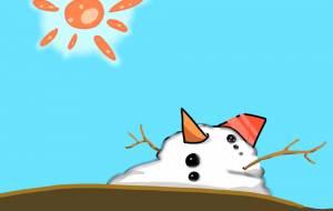 溶けるゆきだるま - MASATAKA