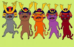 五月の猫 - 工房はんど shigeru