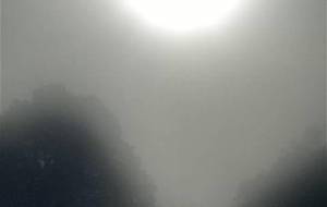 自然界的水墨画的後光写真作品 - 真鍋哲地