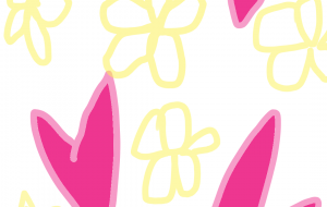 桜の花びらと、白い花…。 - トゥー・A・ルルカ