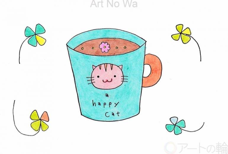 猫ちゃんのコーヒーカップ