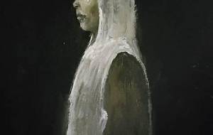 写実絵画いつも君は笑ってたキラキラと君 - 真鍋哲地