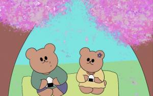 くまお&くまみ 花見2023 - Junna