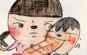 寿司を食べる甥姪 - 空叶論