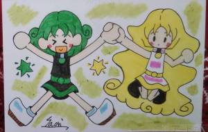 緑の少年と黄の少女 - サオリ 