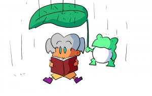 雨の日の読書 - ヲシダ
