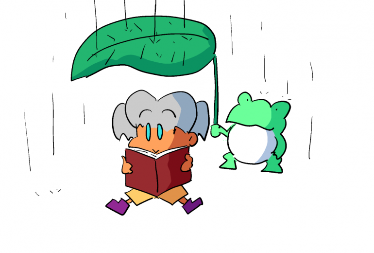 雨の日の読書