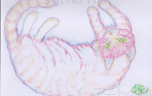 ピンクの猫 9 - ゆふーち