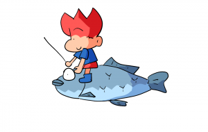 魚に乗って - ヲシダ