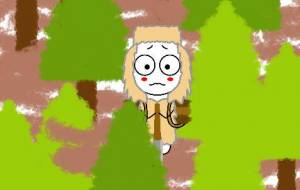 山登り中のぷにちゃん - しずく