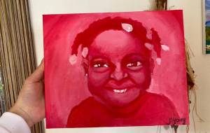 黒人の少女 - 浮田慈音