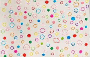 カラフルなまるとニコちゃん - 【イベント】可能性アートプロジェクト 2024