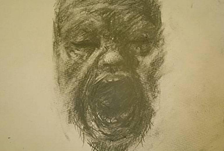 孤独と労働（老人）