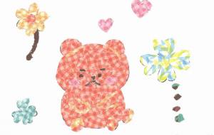 くつろぐクマ - もぐちゃん