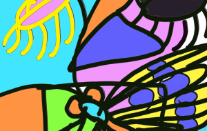 アゲハぴえろ (くろいろ) - 【イベント】可能性アートプロジェクト 2024