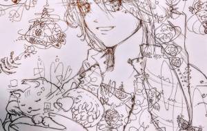 抽象画漫画イラスト - masua真