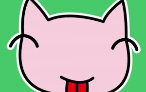 猫スタンプ 06 - はっぱふみふみ