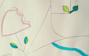 花の世界 - 絵円モモ(えまるもも)