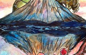 辰年〜鏡富士と明るい未来〜 - 【イベント】2024年辰年年賀状ネットスクウェア×障がい者アート協会デザインコンテスト