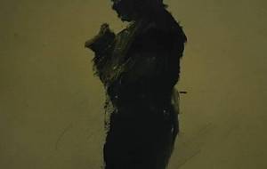 猫を抱きかかえてる、おばあちゃん - 真鍋哲地