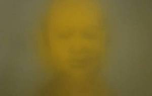 鉛筆黄金色スフマート作品久保田 君イメージ作品仏心 - 真鍋哲地