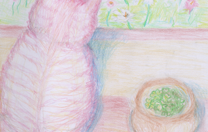 ピンクの猫 10 - ゆふーち