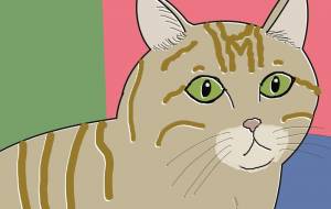 私が描くと可愛くない猫 - ちろ