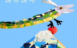 龍と富士山 - 【イベント】2024年辰年年賀状ネットスクウェア×障がい者アート協会デザインコンテスト 